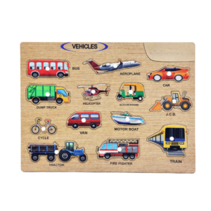 Vehicles Knob Puzzle