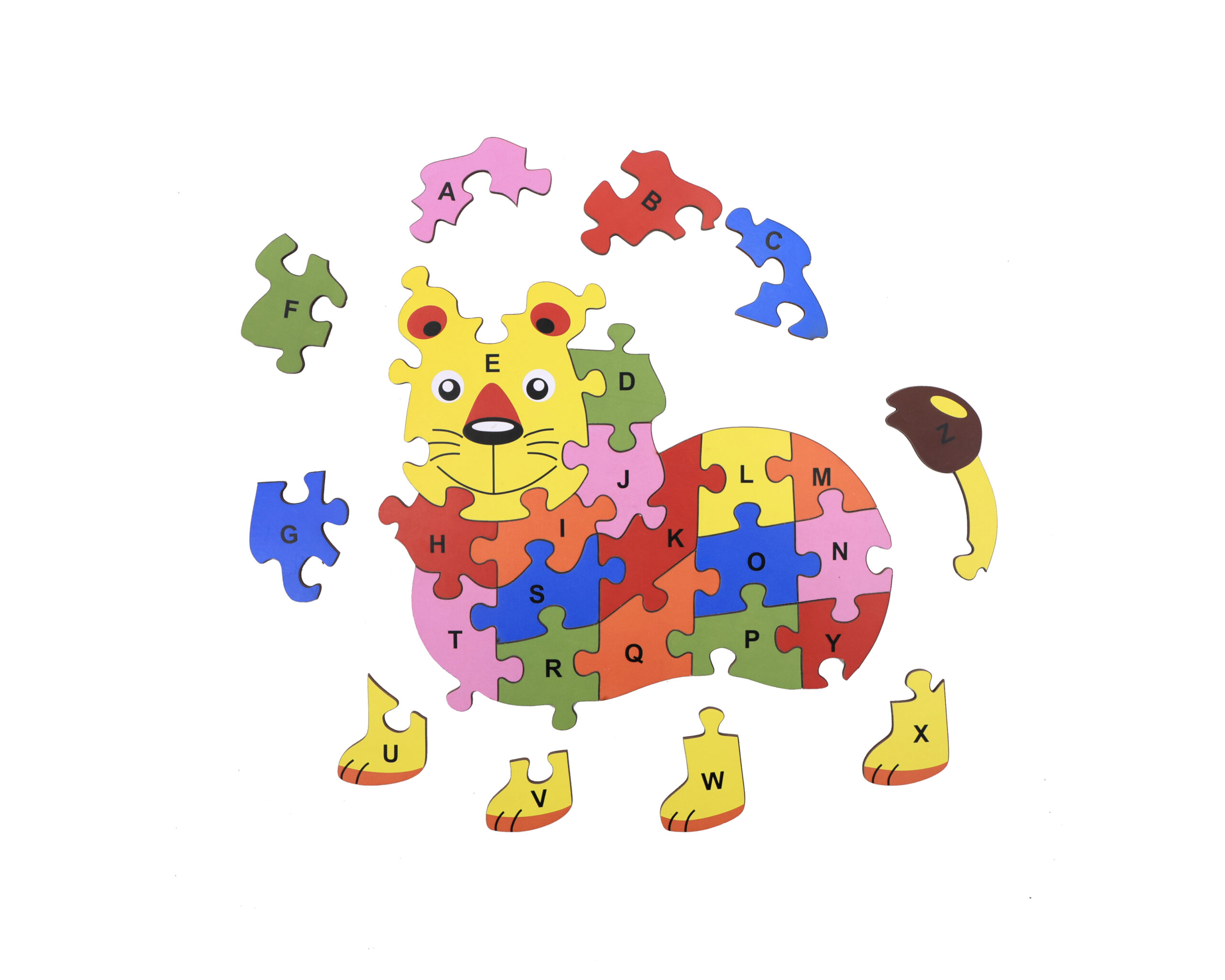 A To Z Lion Jigsaw Puzzle